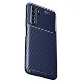 Gpack Huawei P40 Lite 5g Negro Karbon Dizayn Silikon Lacivert Kılıf