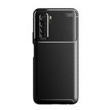 Gpack Huawei P40 Lite 5G Negro Karbon Dizayn Silikon Siyah Kılıf