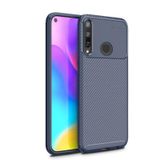 Gpack Huawei P40 Lite E Negro Karbon Dizayn Silikon Lacivert Kılıf