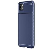 Gpack Huawei Y5P Negro Karbon Dizayn Silikon Lacivert Kılıf