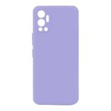 GPACK Infinix Hot 12 ile uyumlu Kılıf Mat Kamera Korumalı Premier Mat Silikon, Lila
