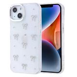 Gpack İphone 13 Uyumlu Kılıf Kenarlar Airbagli Simli Şeffaf Kutup Kapak