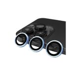Gpack iPhone 14 Pro Max Uyumlu Kamera Lens Koruyucu, Metal, Şeffaf