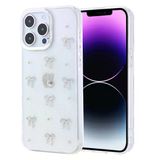 Gpack İphone 14 Pro Max Uyumlu Kılıf Kenarlar Airbagli Simli Şeffaf Kutup Kapak