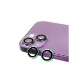 Gpack iPhone 15 Plus Uyumlu Kamera Lens Koruyucu Metal Tekli CL07 Yeşil