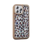 GPACK iPhone 15 Pro ile uyumlu Kılıf Simli ve Taşlı Dizayn Azra Kapak Gold