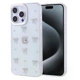 Gpack İphone 15 Pro Max Uyumlu Kılıf Kenarlar Airbagli Simli Şeffaf Kutup Kapak