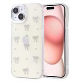 Gpack İphone 15 Uyumlu Kılıf Kenarlar Airbagli Simli Şeffaf Kutup Kapak