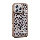 GPACK iPhone 16 Pro ile uyumlu Kılıf Simli ve Taşlı Dizayn Azra Kapak Gold