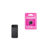 Gpack iPhone 17 Air ile Uyumlu Kamera Lens Koruyucu, Taşlı Metal, Siyah