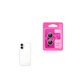 Gpack iPhone 17 ile Uyumlu Kamera Lens Koruyucu, Taşlı Metal, Gümüş