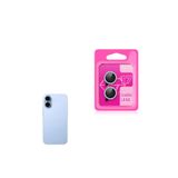 Gpack iPhone 17 ile Uyumlu Kamera Lens Koruyucu, Taşlı Metal, Mavi