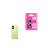 Gpack iPhone 17 ile Uyumlu Kamera Lens Koruyucu, Taşlı Metal, Yeşil