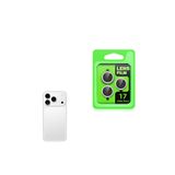 Gpack iPhone 17 Pro Max Uyumlu Kamera Lens Koruyucu Metal Tekli CL07, Gümüş