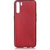 Gpack Kılıf Premier Silikon Esnek Koruma + Nano Glass Mürdüm, Oppo Reno 3 Ile Uyumlu
