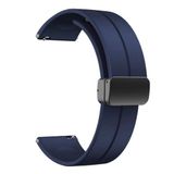 GPACK Kospet Tank M3 ile uyumlu Kordon Kayış d-buckle Mıknatıslı Silikon 22/jku, Lacivert