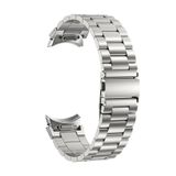 Gpack KRD 04 Samsung Galaxy Watch 4 42 mm Metal Sıralı Gümüş Kordon