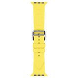 Gpack KRD92 Sarı Apple Watch 6 44 mm Kordon Katman Görünüm Spor Silikon Kordon