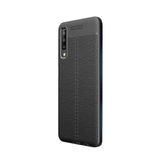 Gpack MHR1530485936 Samsung Galaxy A7 2018 Niss Deri Görünümlü Silikon Cep Telefonu Kılıf