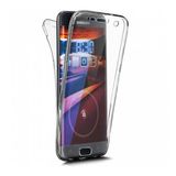 Gpack MHR1978164658 Samsung Galaxy J7 Prime Ön Arka Şeffaf Koruma Silikon Cep Telefonu Kılıf