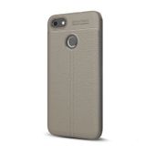 Gpack MHR2063493386 Huawei P9 Lite Mini Niss Deri Görünümlü Arka Koruma Silikon Cep Telefonu Kılıf