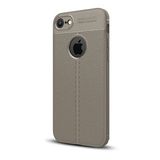 Gpack MHR2589360902 Apple Iphone 7 Niss Deri Görünümlü Arka Koruma Nano Glass Silikon Cep Telefonu Kılıf