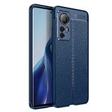 Gpack Niss Silikon Deri Görünümlü Kamera Korumalı Lacivert Xiaomi 12 Kılıf