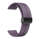 GPACK Nubia Red Magic Watch2 ile uyumlu Kordon Kayış d-buckle Mıknatıslı Silikon 22/jku, Mor