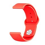 GPACK Nubia Red Magic Watch2 ile uyumlu Kordon Kayış Mat Silikon 22/krd11E, Kırmızı