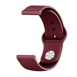 GPACK Nubia Red Magic Watch2 ile uyumlu Kordon Kayış Mat Silikon 22/krd11E, Mürdüm