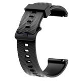 GPACK Nubia Red Magic Watch2 ile uyumlu Kordon Noktalı Kopcalı Silikon 22/klw, Siyah