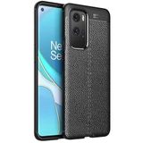 GPACK OnePlus 9 Pro ile uyumlu Kılıf Niss Silikon Deri Görünümlü Korumalı, Siyah