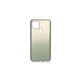 Gpack Oppo A15 ile Uyumlu Kılıf, Mat Soft Premier Silikon, Nano Glass, Gold