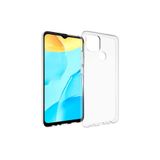Gpack Oppo A15 ile Uyumlu Kılıf, Süper Silikon ve Nano Glass, Renksiz