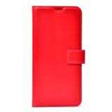 Gpack Oppo A15S Local Cüzdan Standlı Kartvizitli Kırmızı Kılıf