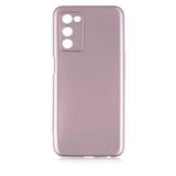 GPACK Oppo A55 ile uyumlu Kılıf Renkli Korumalı Premier Mat Silikon, Bronz
