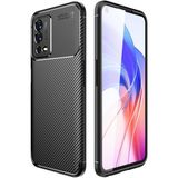 Gpack Oppo A55 Negro Karbon Görünüm Kamera Korumalı Silikon Siyah Kılıf
