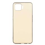 GPACK Oppo A73 ile uyumlu Kılıf Premier Silikon Mat Koruma, Gold