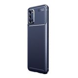 Gpack Oppo A92 Negro Karbon Dizayn Silikon Lacivert Kılıf