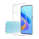 GPACK Oppo A96 4G ile uyumlu Kılıf Süper Silikon Lüx Kamera Korumalı, Şeffaf