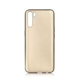 GPACK Oppo Reno 3 ile uyumlu Kılıf Premier Silikon Esnek Koruma, Gold