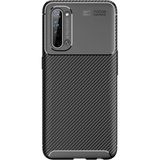 Gpack Oppo Reno 3 Negro Karbon Dizayn Silikon Siyah Kılıf