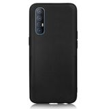 GPACK Oppo Reno 3 Pro ile uyumlu Kılıf Premier Silikon Esnek Koruma, Siyah