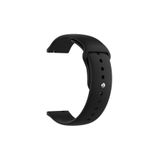 Gpack Oppo Watch 41 mm Mat Düz Renkli Silikon Siyah Kordon