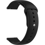 Gpack Oppo Watch 46 mm Mat Düz Renkli Silikon Siyah Kordon