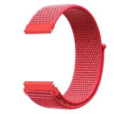 GPACK Polar Grit X Pro2 ile uyumlu Kordon Kayış Kumaş Cırt Cırtlı 22/CRT, Kırmızı
