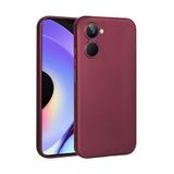GPACK Realme 10 4G ile uyumlu Kılıf Premier Silikon Esnek Koruma, Mürdüm