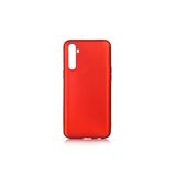 GPACK Realme 6 PRO ile uyumlu Kılıf Premier Silikon Esnek Koruma, Kırmızı