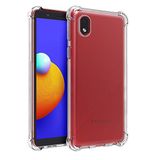 Gpack Samsung Galaxy A01 Core Antishock Ultra Koruma Sert Kapak Şeffaf Kılıf