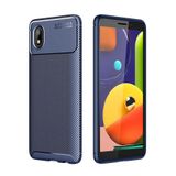 Gpack Samsung Galaxy A01 Core Negro Karbon Dizayn Silikon Lacivert Cep Telefonu Kılıfı